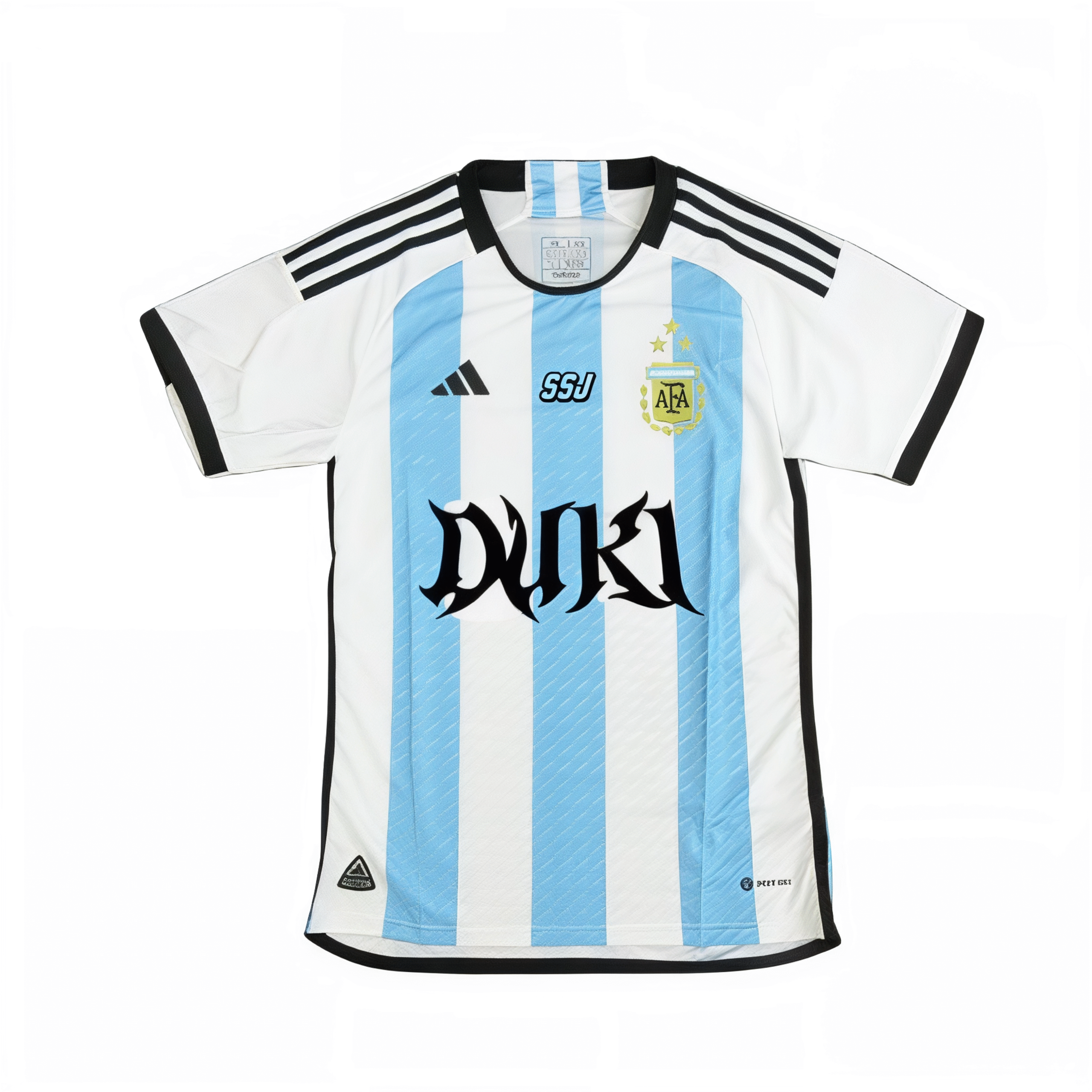 Selección de Argentina x Duki SSJ camiseta