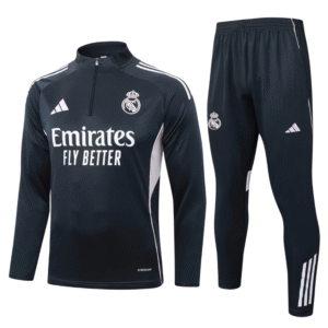 Chándal 2025/26 Cremallera Media – Real Madrid