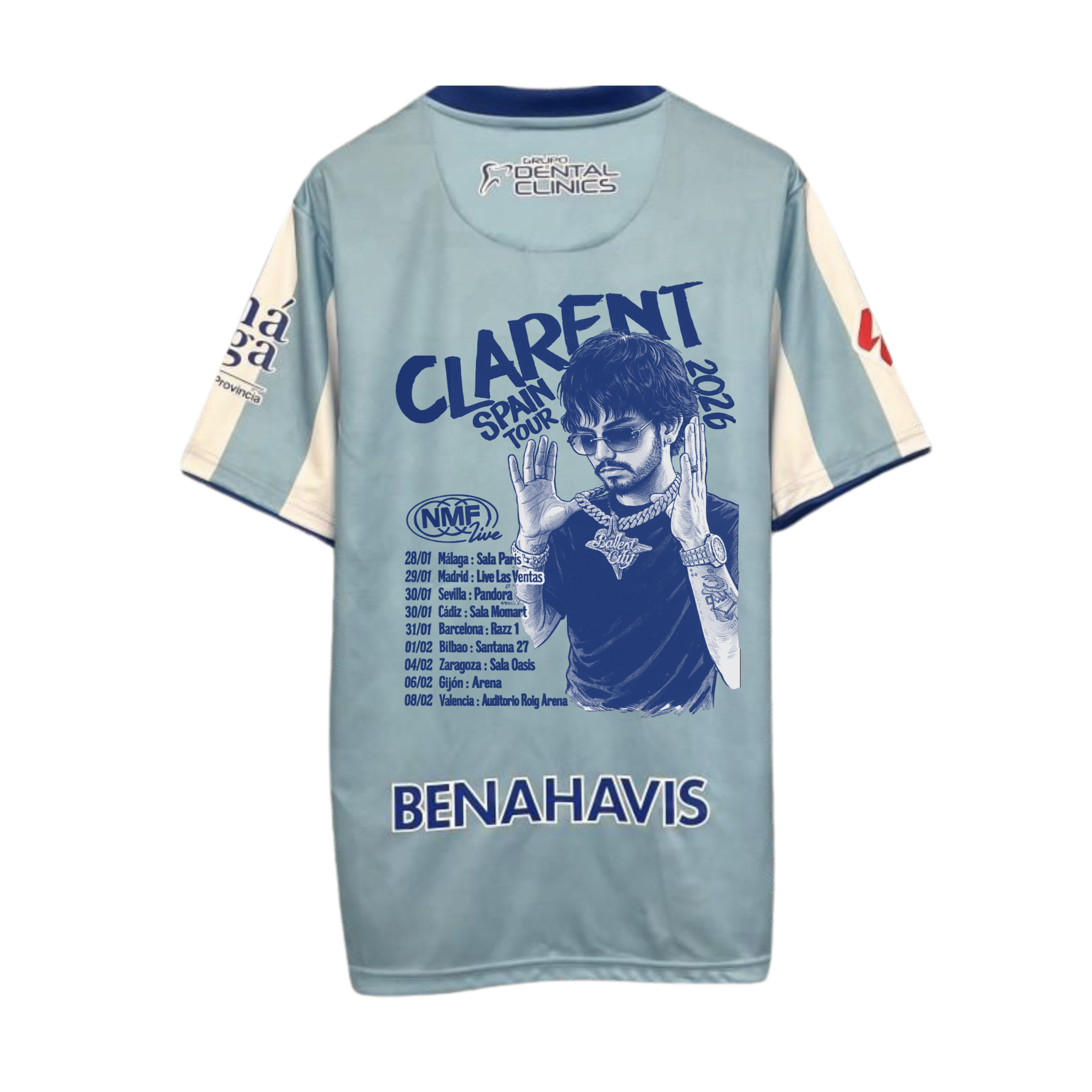 Málaga CF x Clarent camiseta - Imagen 2