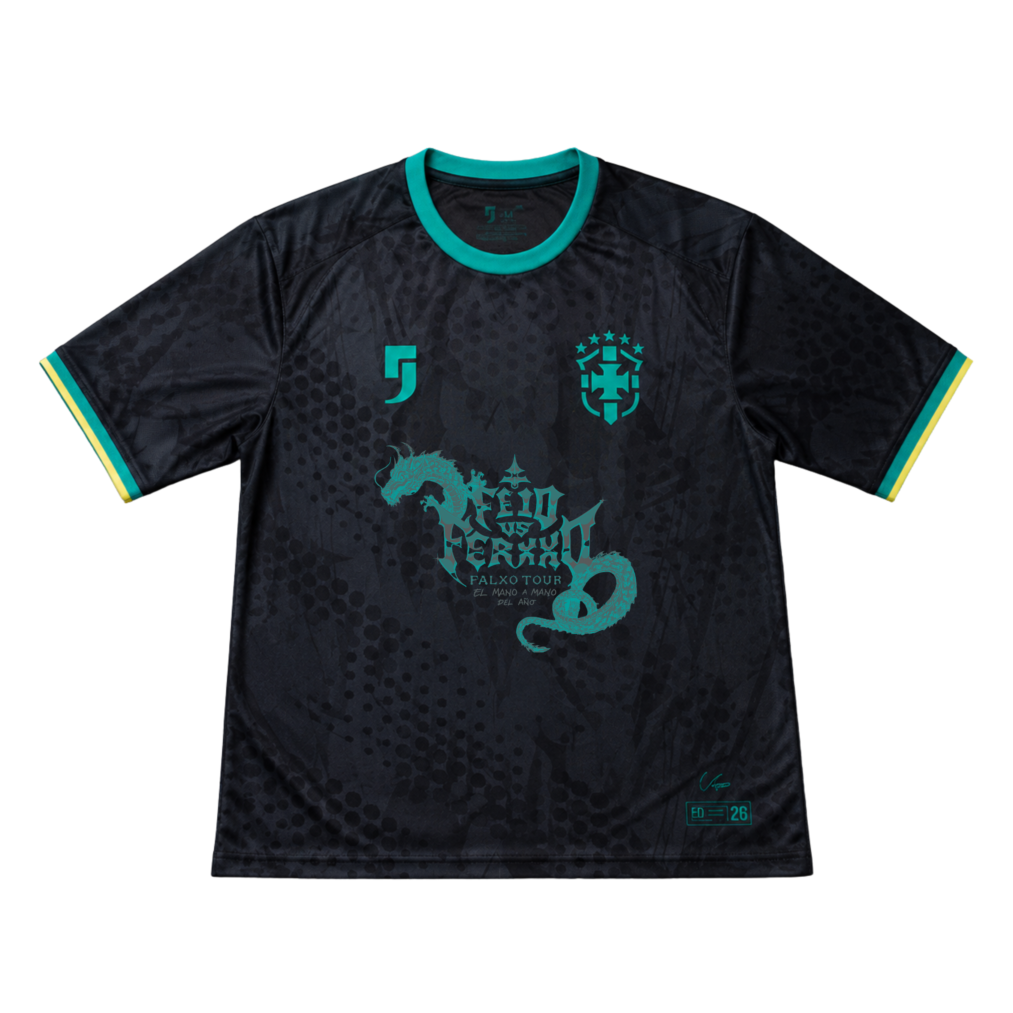 Selección de Brasil x Feid ´Falxo Tour´ camiseta