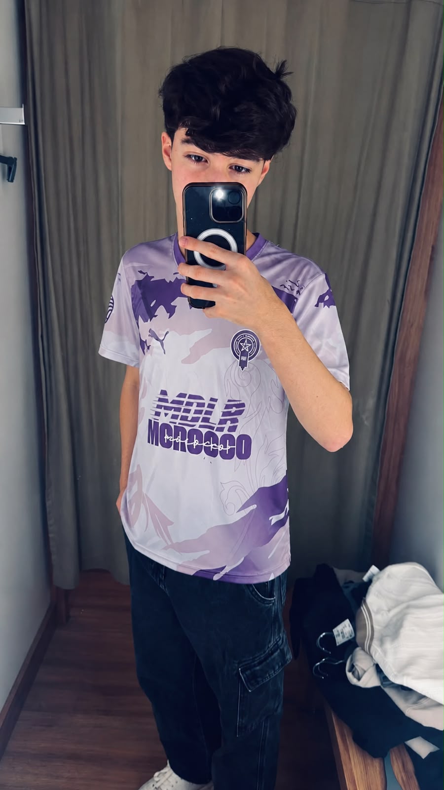 Foto de Noelia López con su camiseta