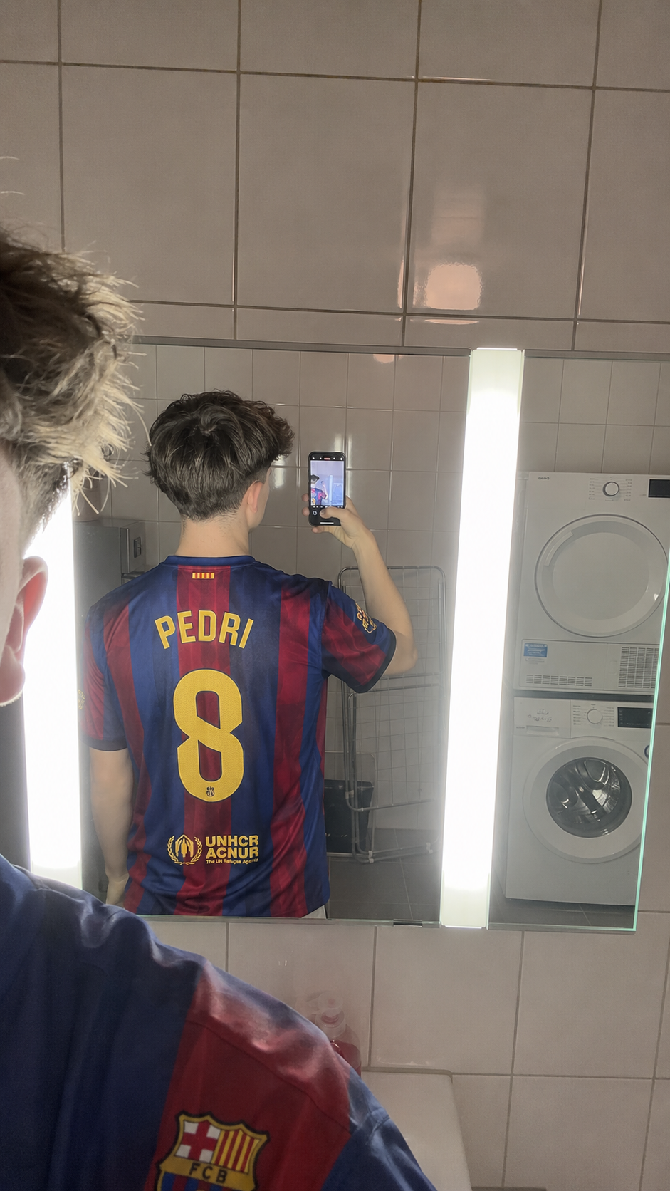 Foto de Andrea López con su camiseta